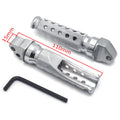 Chrome Rear Foot Pegs for Suzuki GSXR 600 750 TL1000S DR-Z400SM (1997–1999)