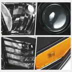 LED Projector Headlights for Toyota Tacoma (2016–2023) - Black Housing