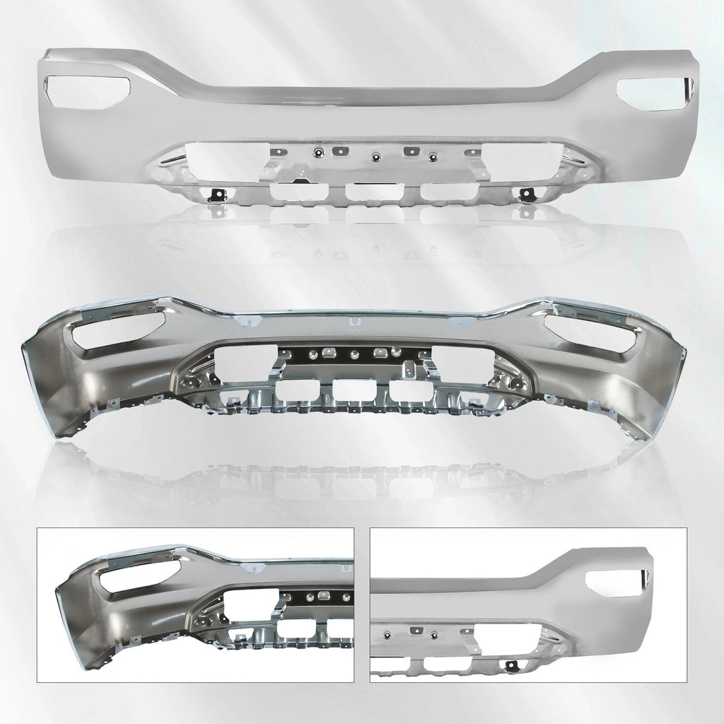 Chrome Steel Front Bumper Face Bar for GMC Sierra 1500 (2016–2018)