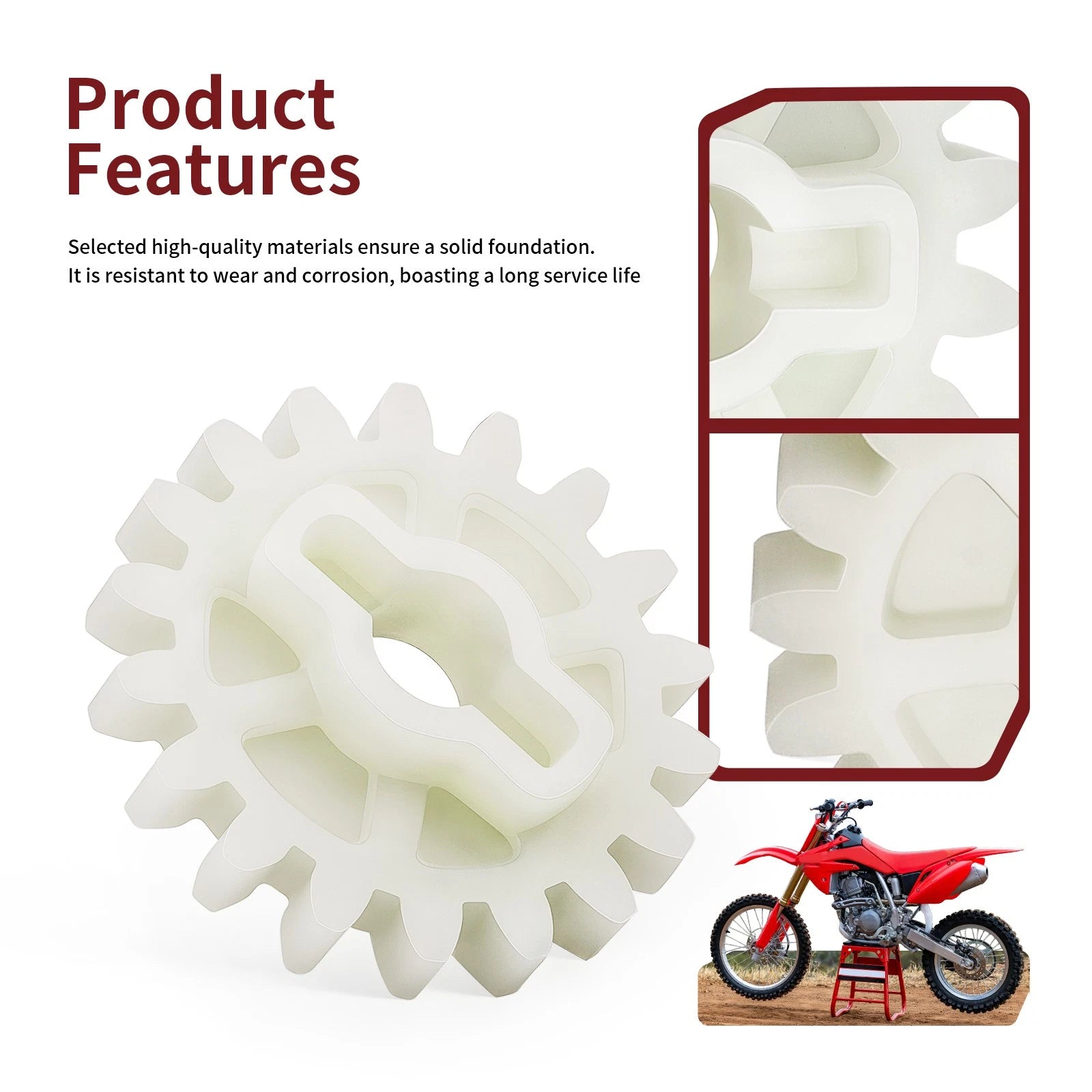Oil Pump Driven Gear 18T for Honda CRF250R CRF250 R (2004–2009)
