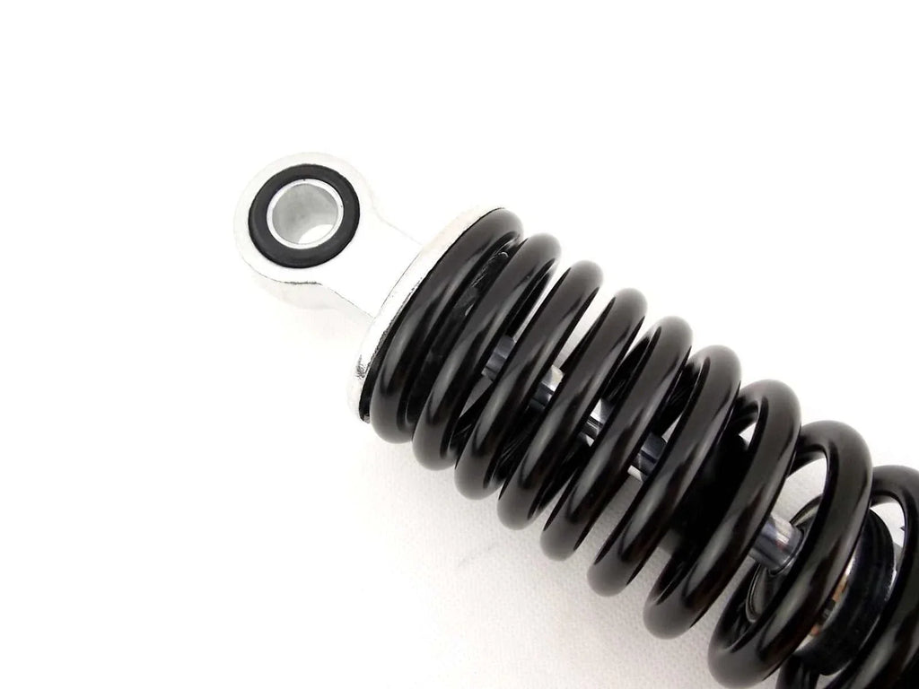365mm JBS Black/Chrome Rear Shock Absorbers for Suzuki VX800 (1990-1991)