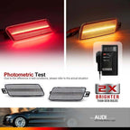 Set of 4 Clear LED Side Marker Lights for Audi A7 S7 RS7 (2012–2018)