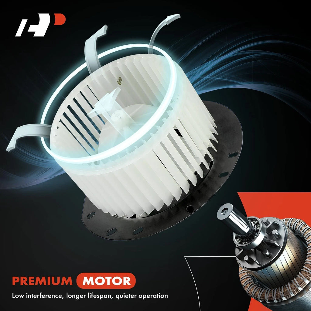 Blower Motor with Wheel Assembly for Ford E-150 E-250 (2003-2014)