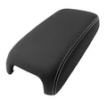PVC Leather Console Armrest Cover for Dodge Charger (2011–2019) White Stitch