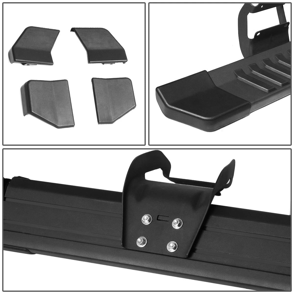 Pair of 6" Running Board Side Step Nerf Bars for Ford F150/Super Duty (2015–2020)