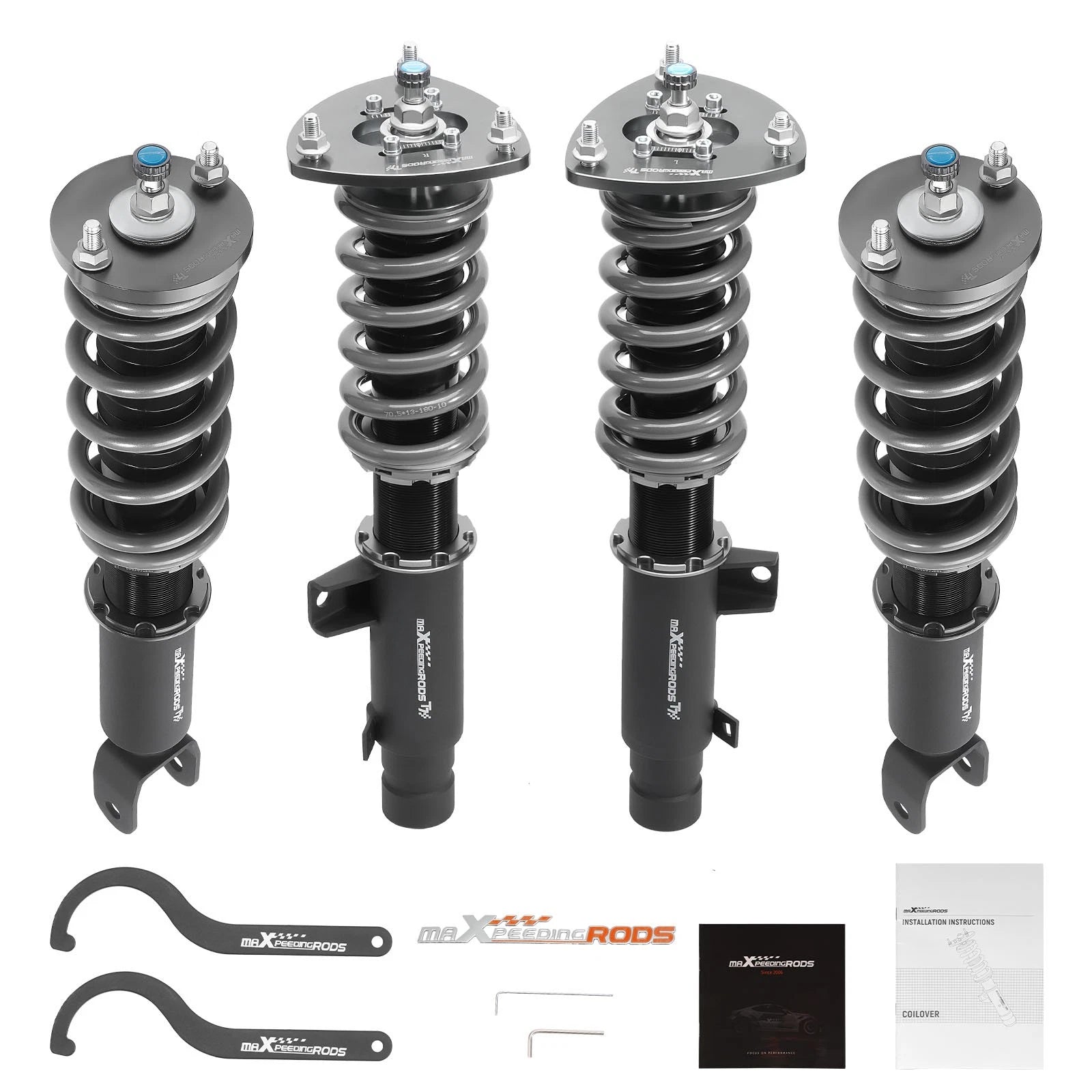 MaXpeedingrods T7 Coilovers 24 Step Damper Lowering Kit for Honda Accord (2013–2017)