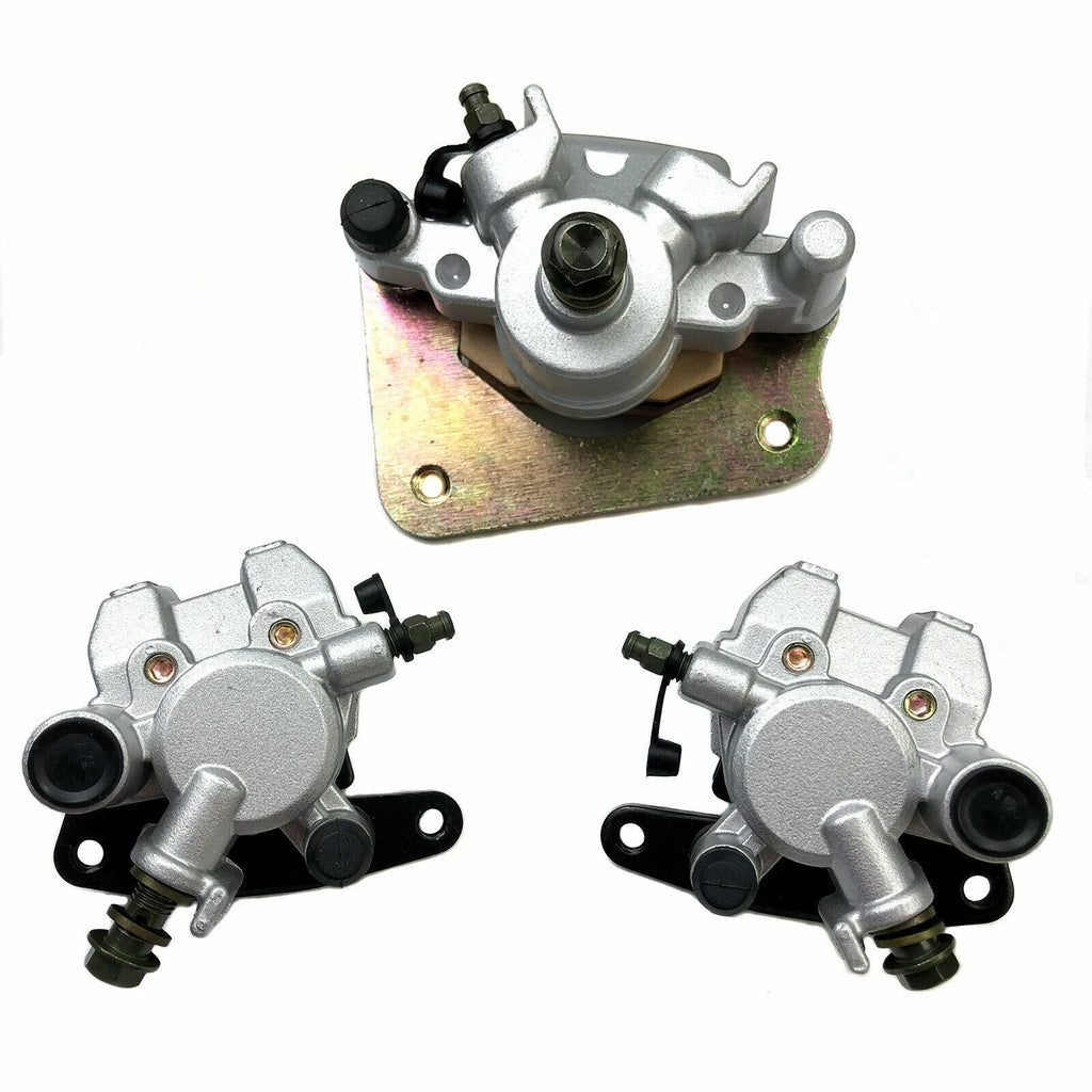 Set of 2 Front & Rear Brake Calipers for Yamaha Kodiak 400 YFM400 (2000–2002)