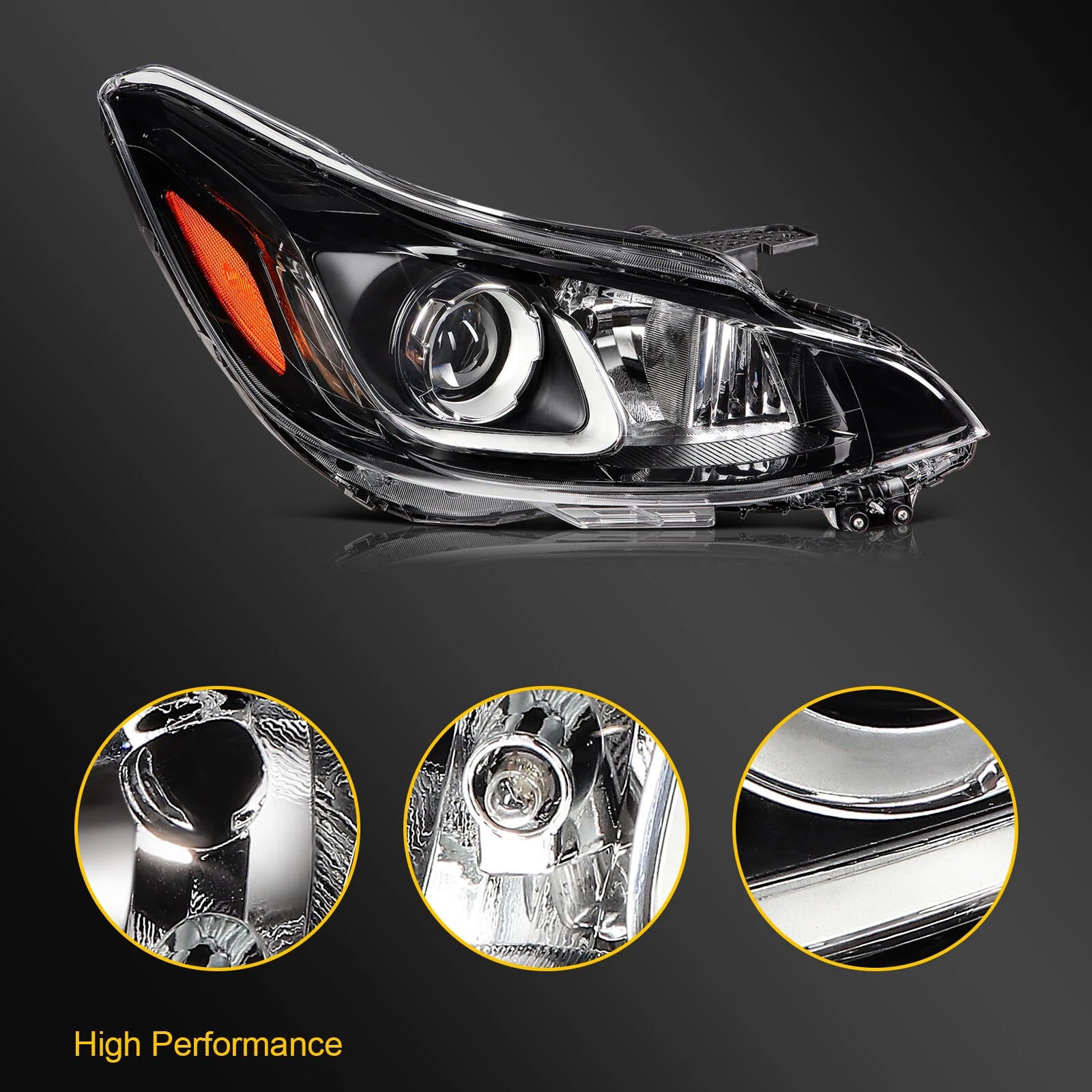 Headlight Assembly for Chevy Spark (2019–2022) Right Side Projector