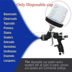 22oz Disposable Paint Cup & Collar for Spray Gun