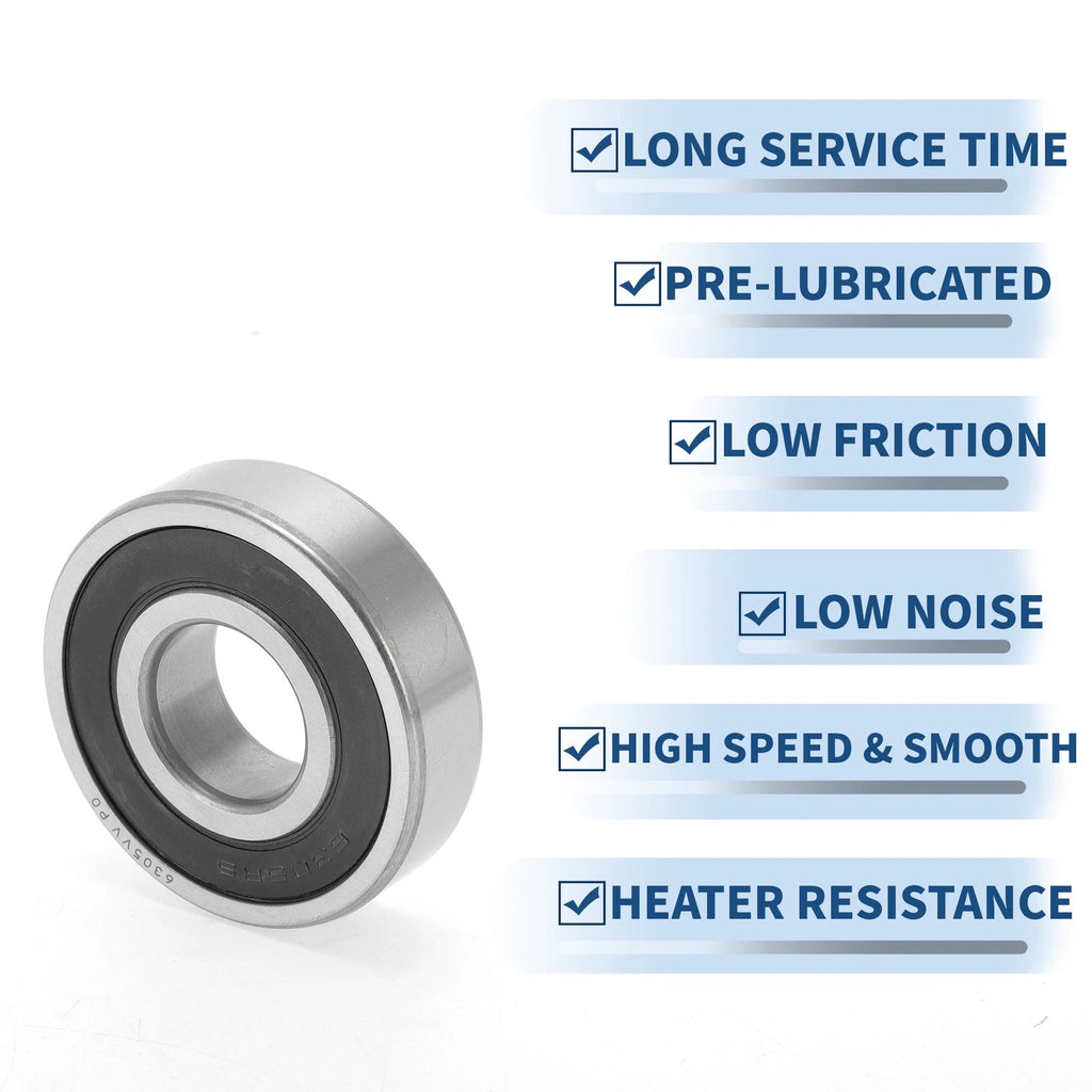 Deep Groove Ball Bearing 6305VV for Scooter Skateboard Wheel (P0 25x62x17mm)