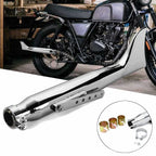 Motorcycle Exhaust Pipe Fish Tail for Bobber Chopper Cafe Racer