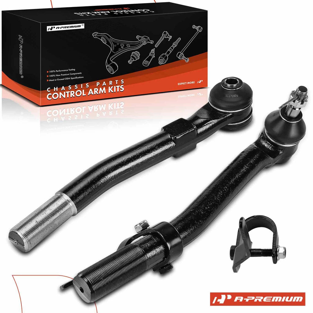 2Pcs Front Outer Tie Rod End for Ford F-250 F-350 F-450 F-550 (2008–2016)