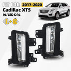 LED DRL Cornering Fog Light Pair for Cadillac XT5 (2017–2020)