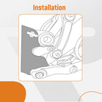 2X Quick Attach Mount Ears for Kubota U35 KX71 KX91 KX121