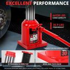 30 Ton Manual Steel Hydraulic Bottle Jack for Auto Repair