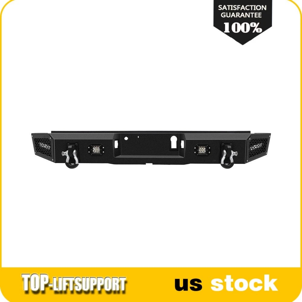 Powder Coated Steel Rear Bumper with Light Bar for Ford F-150 (2018–2020)