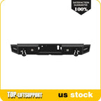 Powder Coated Steel Rear Bumper with Light Bar for Ford F-150 (2018–2020)