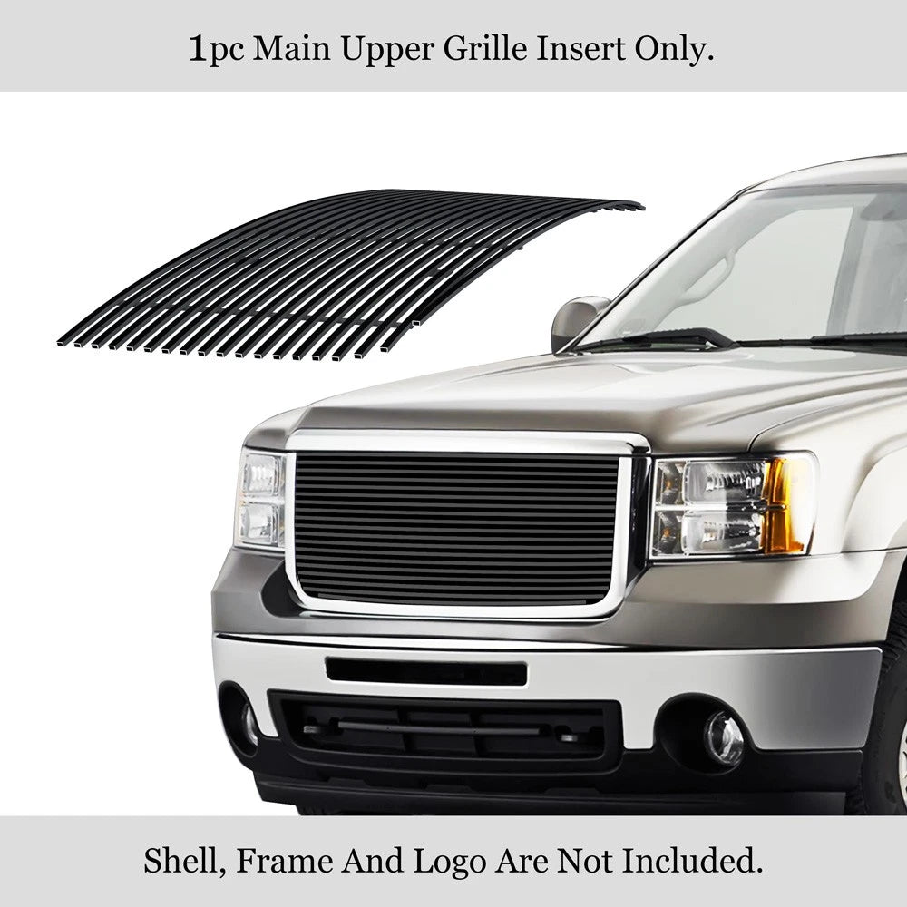 Stainless Black Billet Grille for GMC Sierra 2500/3500 HD (2007-2010)