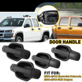 Set of 4 Textured Front Rear Bumpers for 2004-2012 Chevrolet Colorado GMC Canyon