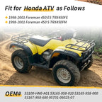 Handlebar w/Grips for Honda Foreman 450 TRX450S TRX450ES (1998–2001) 53100-HN0-A01