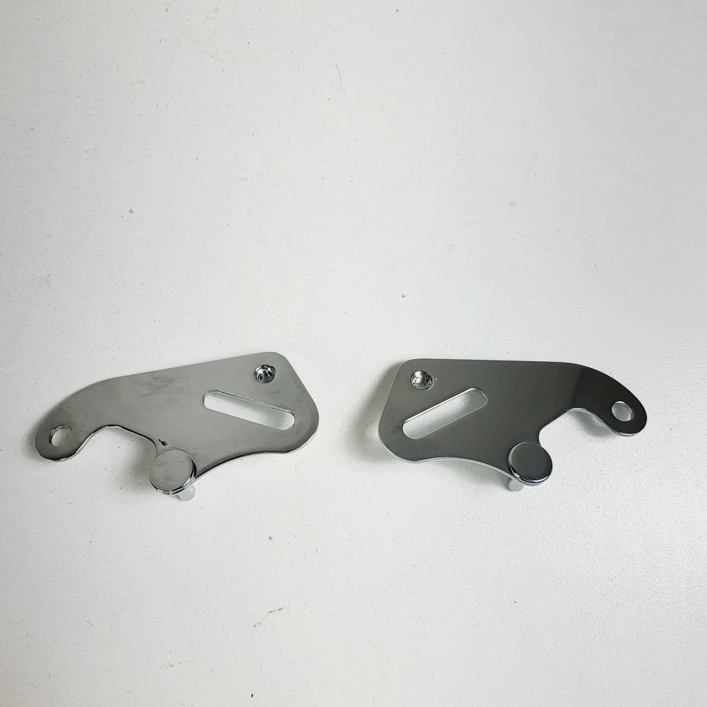 Chrome Seat Strap Brackets Buckles for Harley Davidson Road Glide (2014–2023)