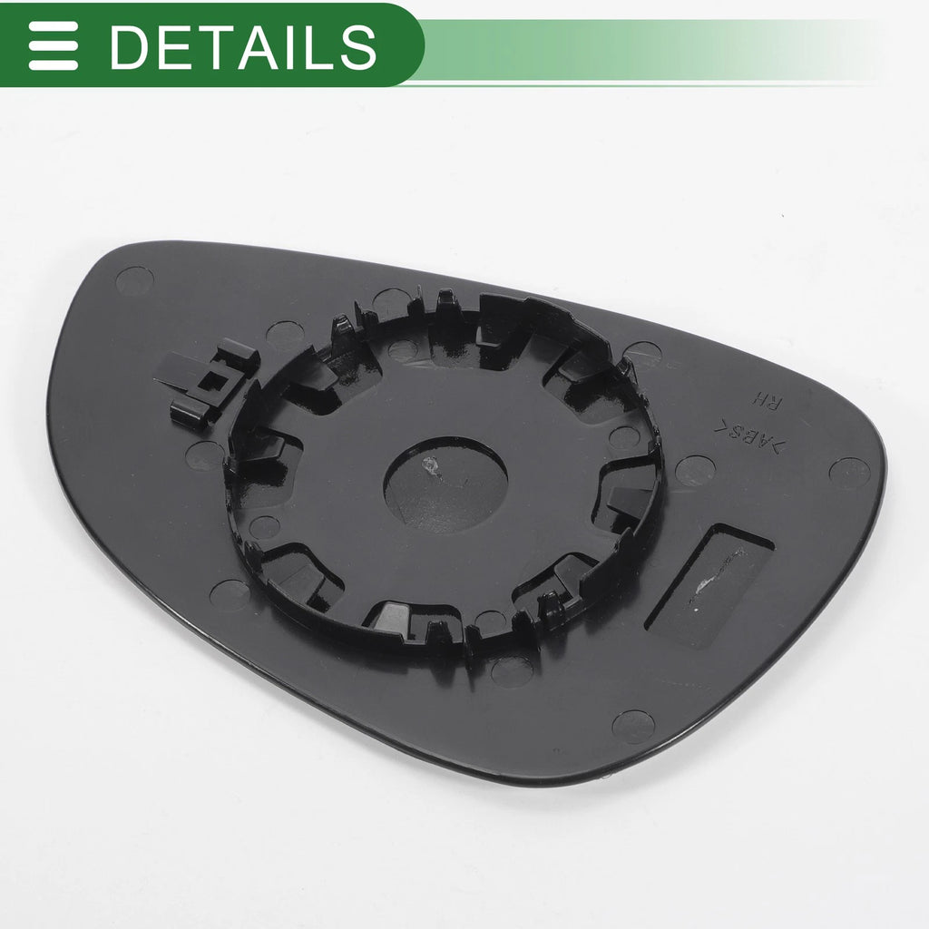 Right Side Convex Mirror Glass for Ford B Max (2012–2018)