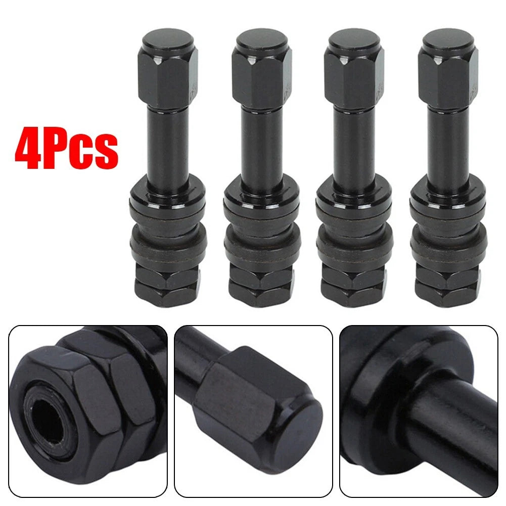 Set of 4 Tire Valve Stems TR48E for Car Tubeless Wheels