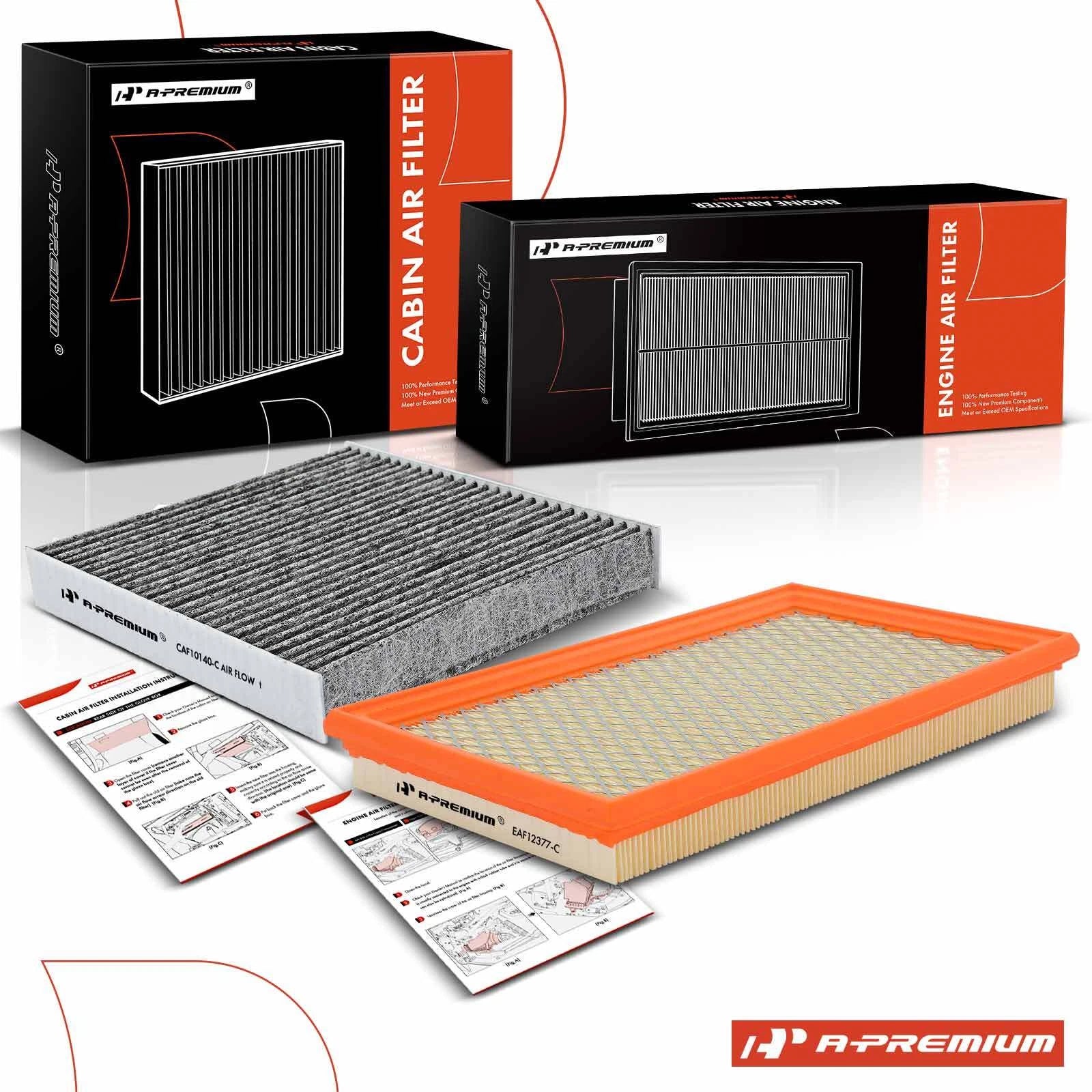 Engine & Activated Carbon Cabin Air Filter for Nissan Altima (2013–2023)