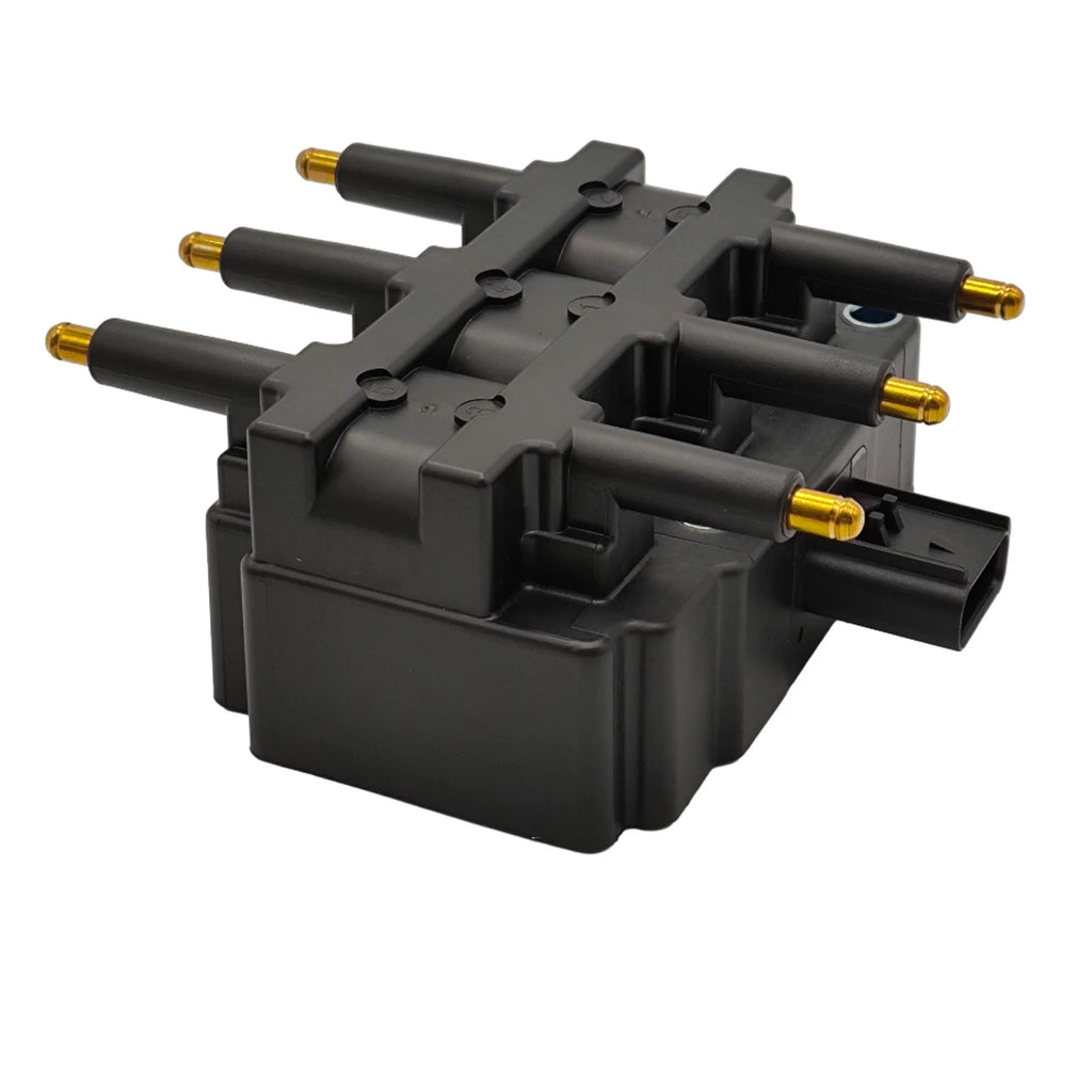 Ignition Coil + 6X Iridium Spark Plug for Jeep Wrangler (2001–2011)