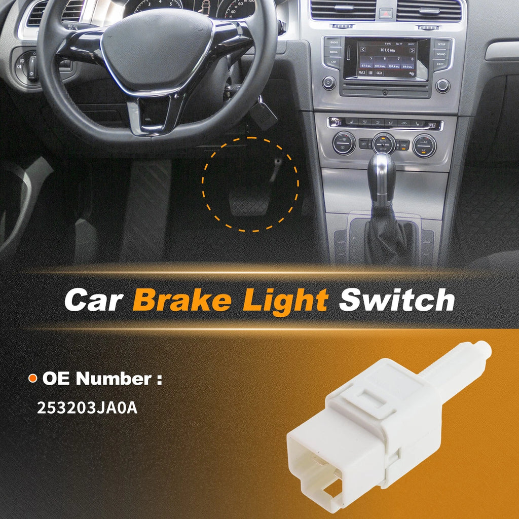 Brake Light Switch for Nissan Kicks (2018–2022) 253203JA0A 1 pcs