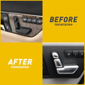 6X Door Seat Adjust Button Switch Cover for Mercedes-Benz C300 E350 (2010–2014)