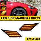 2Pcs Amber Dynamic Front Side Marker Light for Subaru BRZ (2013–2020)