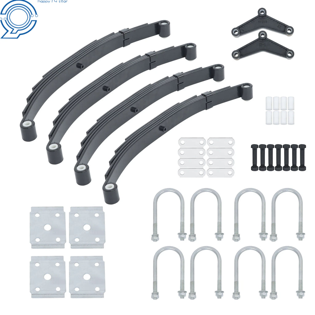 5-Leaf Spring Kit for Tandem Axle (3000lbs/Axle, Total 6000lbs Capacity)