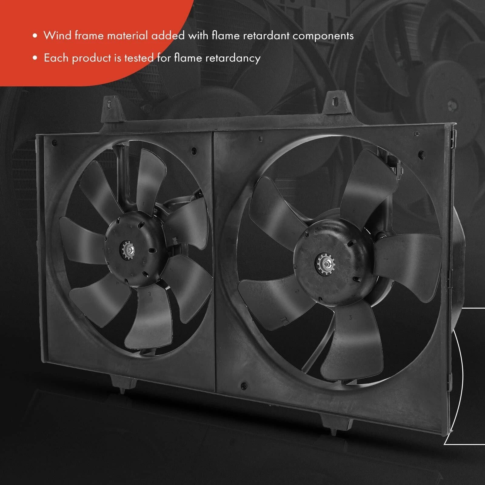 Dual Cooling Fan Assembly for Nissan Altima (1993–1997)