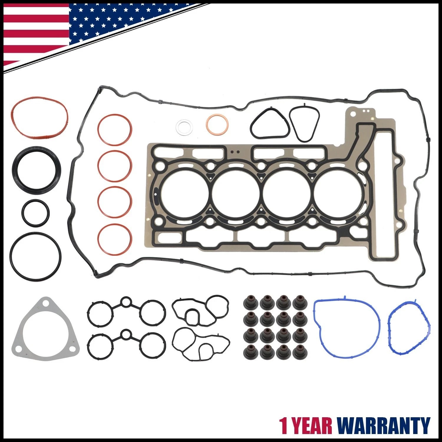 Head Gasket Set for Mini Cooper R55 R56 (2007–2012) 1.6L DOHC L4 N14B16C 9815416