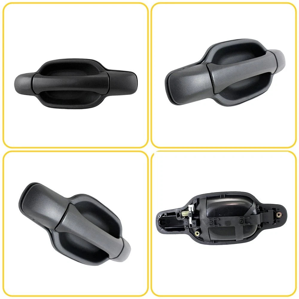 Rear Left Exterior Door Handle for Chevrolet Colorado (2004–2012) Black