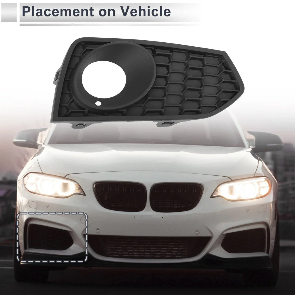 1pc Right Front Fog Light Grill for BMW 2 Series F22 (2014-2017)