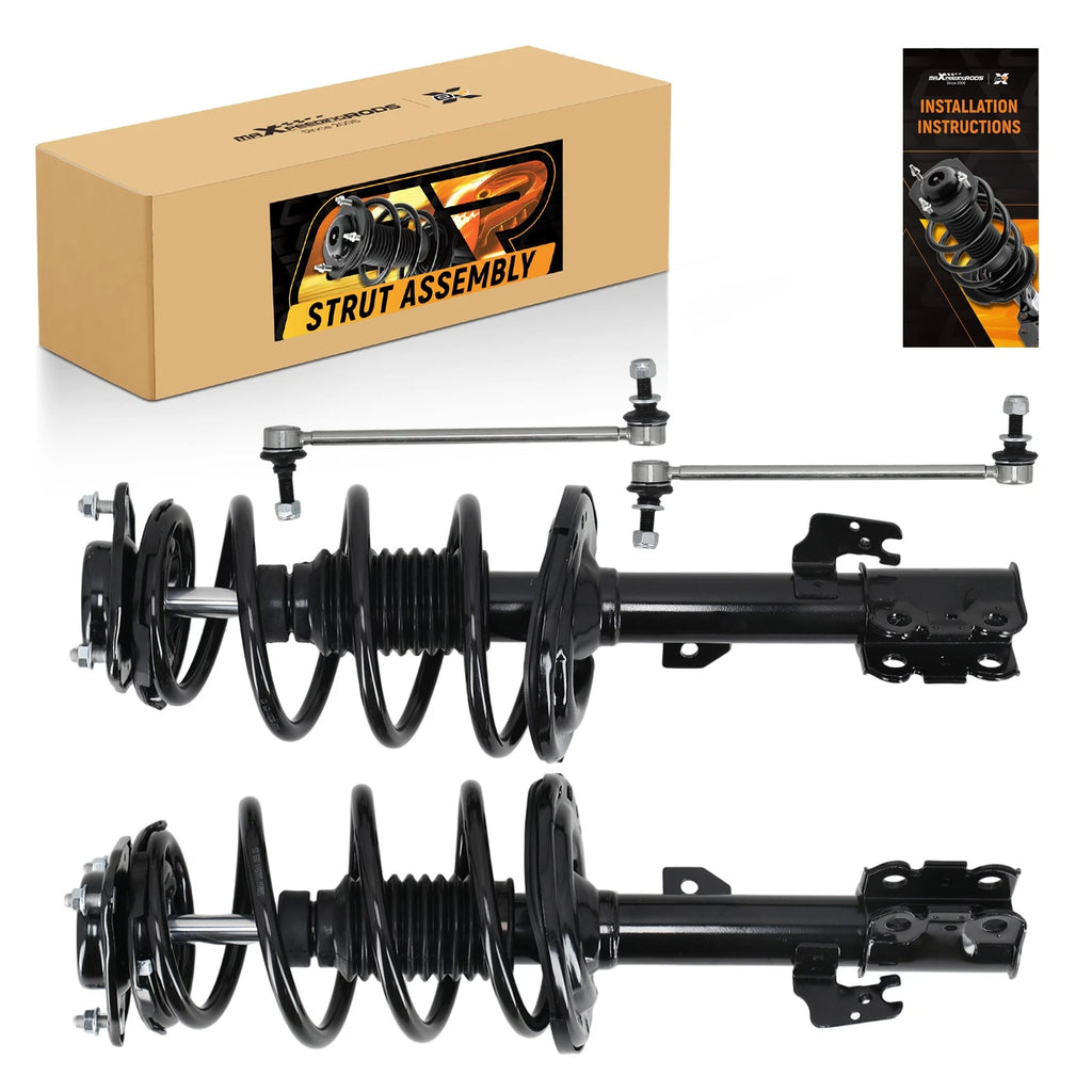 Front Struts w/Coil Spring Sway Bar Links for Toyota Sienna (2011–2014)