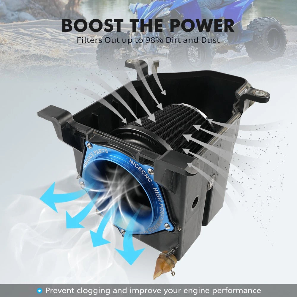 Air Filter Intake Adapter Kit for Yamaha YFZ450X (2010–2011), YFZ450R (2009–2025)