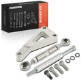 Set of 8 Polished Aluminum Alternator Brackets for Chevy 350 SBC