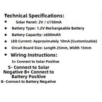 1.2V Solar Light Control Board for Bottle Lamp DIY