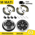 2 Front Brake Drums & Shoes for Kawasaki Mule 2510 Diesel (2000–2001)