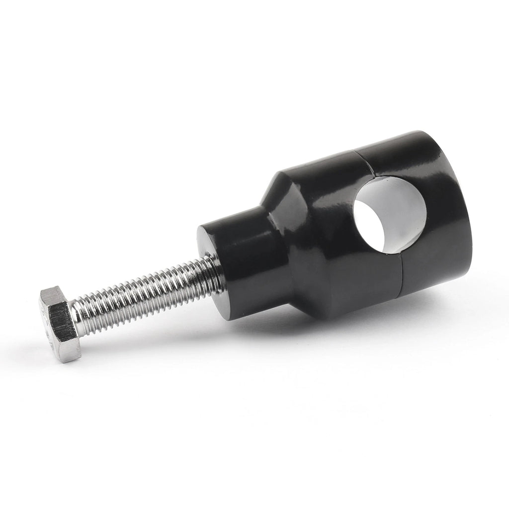 Handle Bar Riser Mounting Clamps for Motorcycle Bike 7/8" (Black)