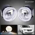 Clear Lens Bumper Fog Lights for Dodge Grand Caravan (2011–2017)