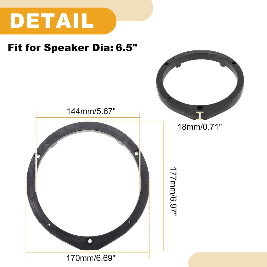 Set of 2 Speaker Spacer Rings for Honda Odyssey (2009–2021)