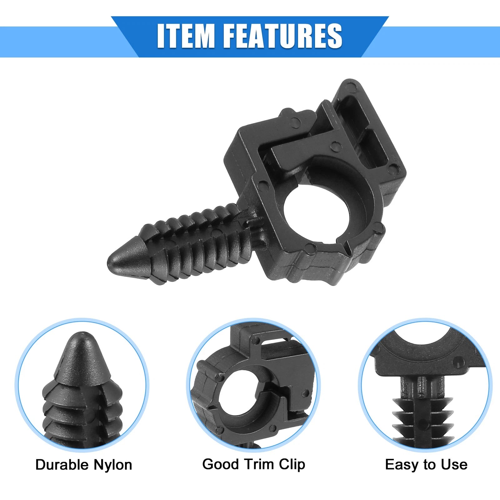 30 Pcs Wire Cable Routing Retainer Clips for Buick Skylark (1992–1998)