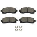 4X Front Metallic Brake Pads for Subaru Outback (2020–2022)