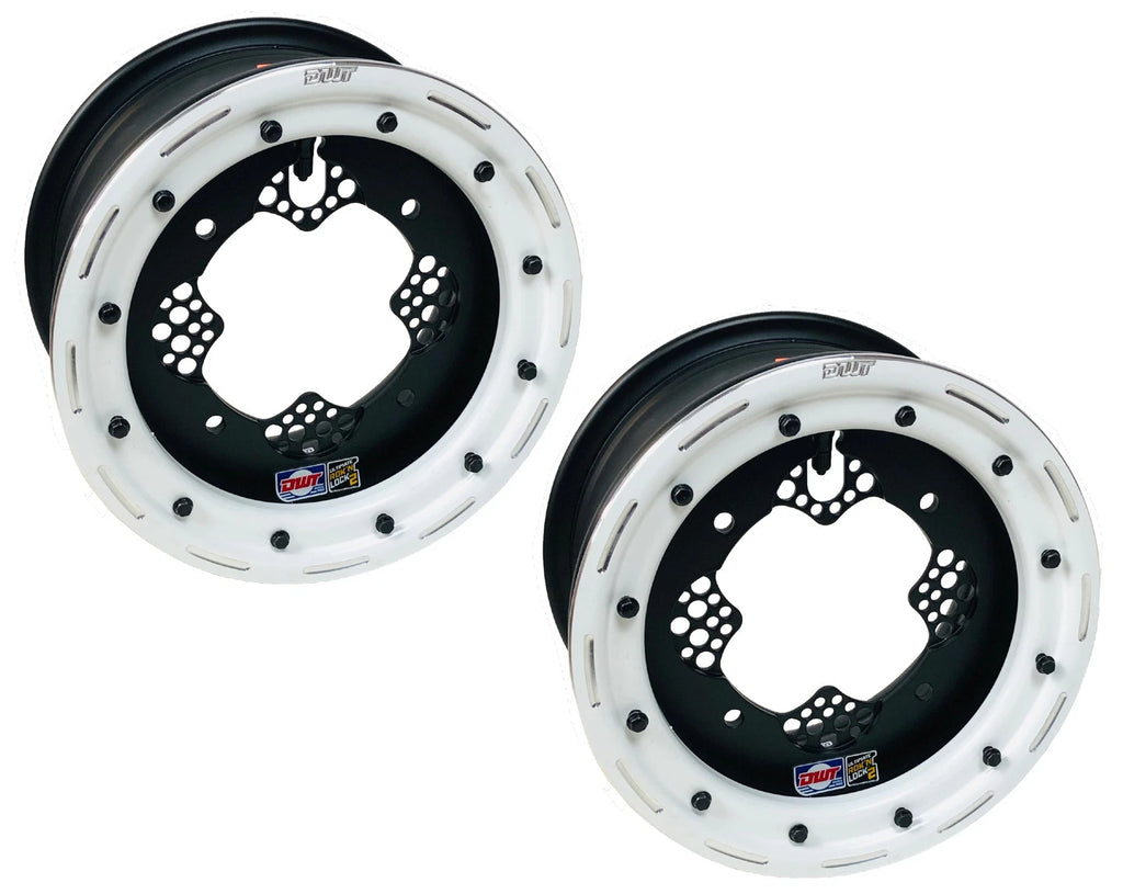 DWT ROK'N LOCK Front Beadlock Rims for Raptor 700 (10", 10x5, 4/156)