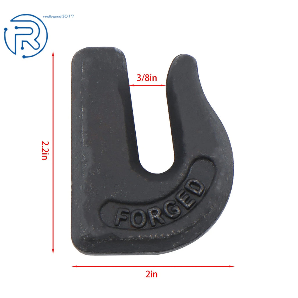 10PCS 5/16" G70 Weld On Chain Grab Hook for Tractor Bucket Trailer