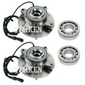Front and Rear Wheel Bearings & Hubs Kit for Ford F-150 RWD (2009–2010)